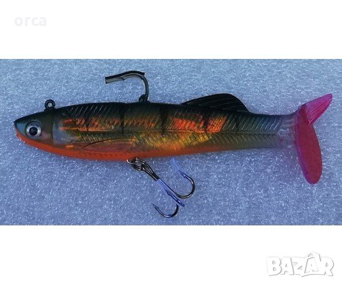 Силиконова рибка за риболов на щука и костур - PERCH LONG, снимка 1