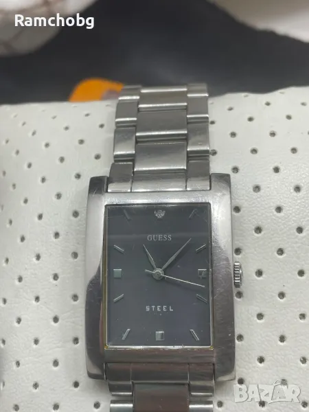 Мъжки часовник GUESS стоманен японски, снимка 1