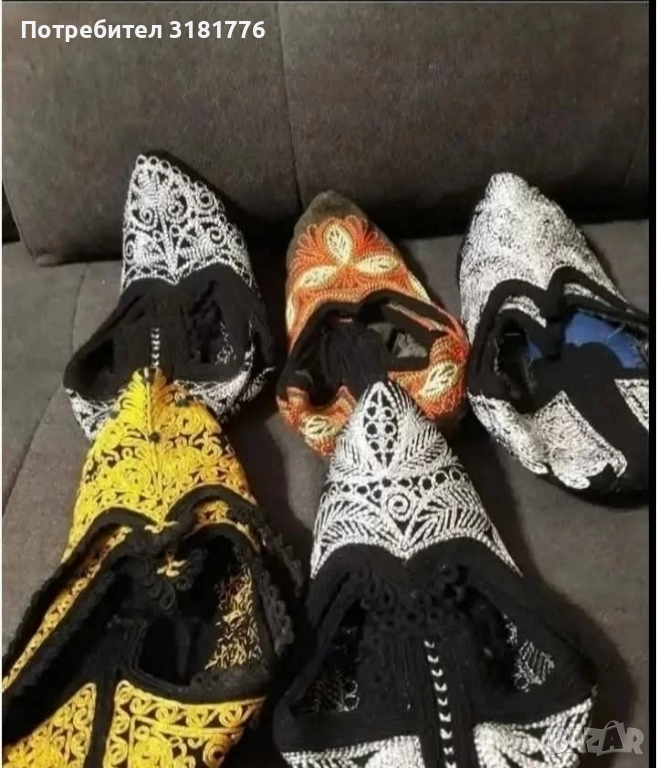 Родопски терлици изработени от качествен вълнен плат., снимка 1