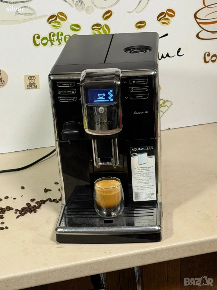 Кафемашина кафе автомат Saeco Incanto с гаранция, снимка 1