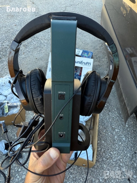 Безжични телевизионни слушалки / Безжични аудио слушалки Hi-Fi с оптика/RCA/3,5 мм, снимка 1