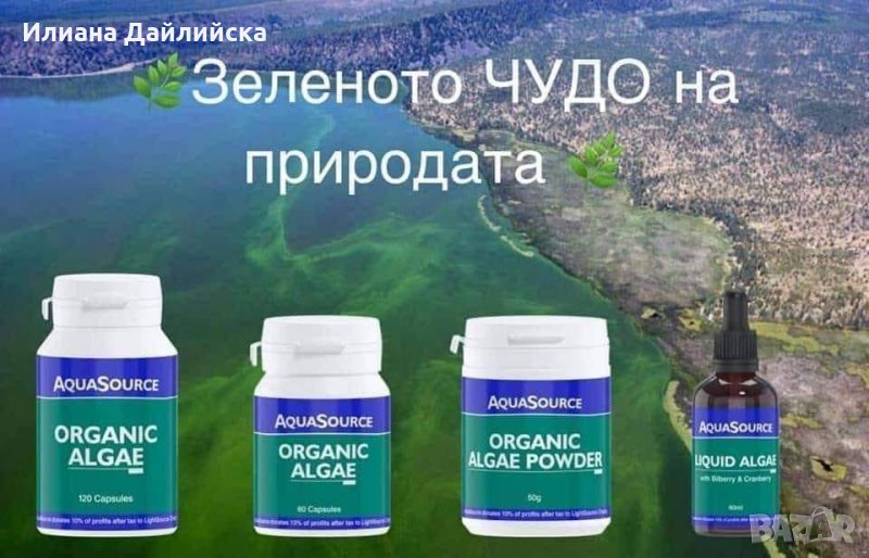Органични Водорасли - 120 капсули , снимка 1