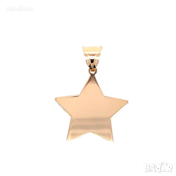 Златен медальон 1,33гр. 14кр. проба:585 модел:32121-3, снимка 1