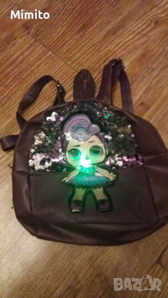 Детска светеща раничка момиче, снимка 1