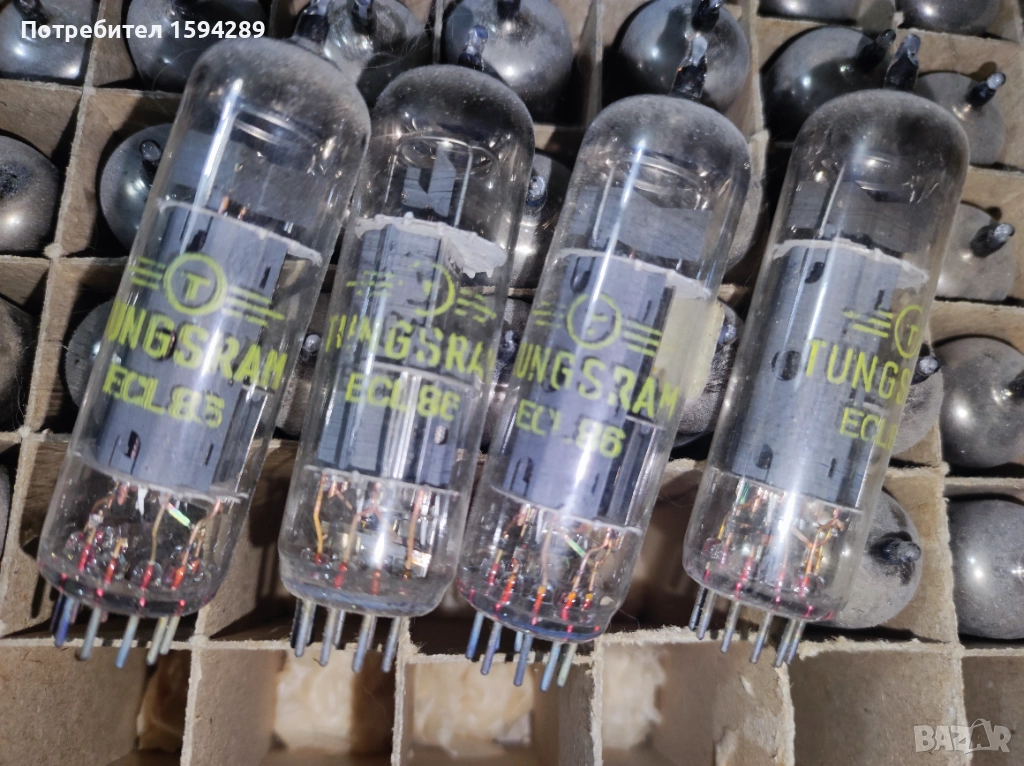 Нови радио лампи Tungsram ECL86, снимка 1