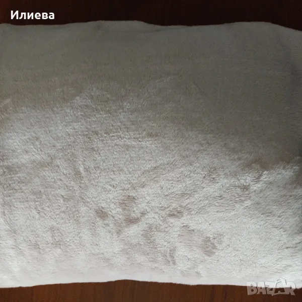 Одеало къс косъм - 180/190 бледо розово ново, снимка 1