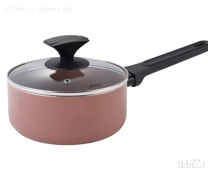 ✨Касерола Muhler Kikka MR-1625, 16x8cm, 1.5L, Кафяв , снимка 1