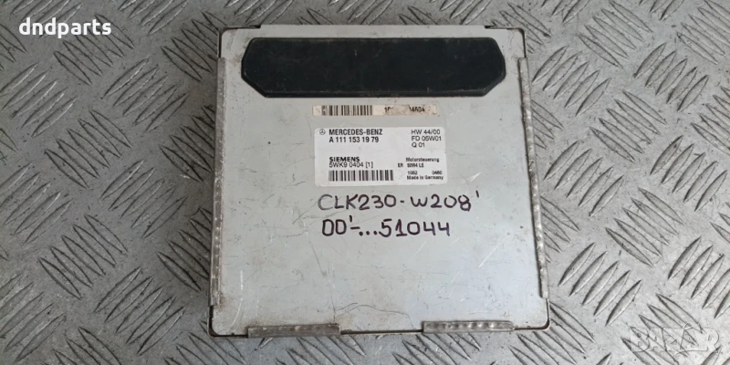 Компютър Mercedes CLK230 W208 2000г. A1111531979 5WK90404 , снимка 1