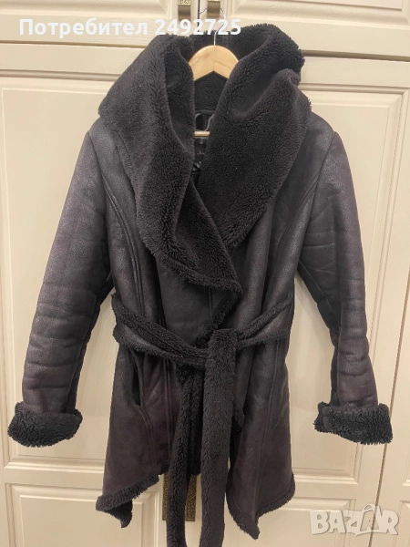 Кожух яке с качулка черно JUNONA , снимка 1