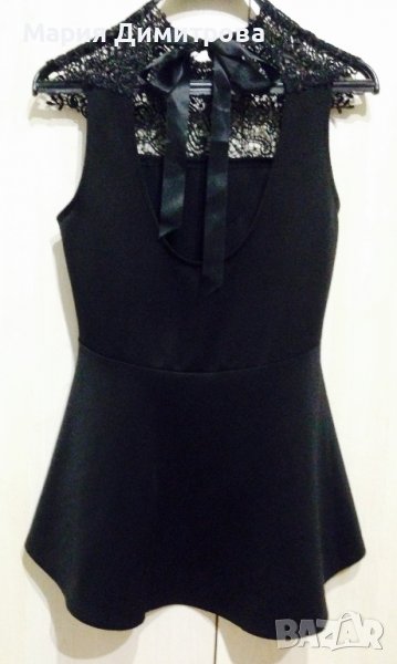 Актуален потник с дантела, снимка 1