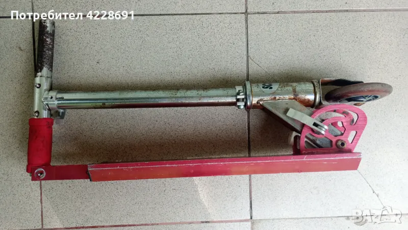 Алуминиева тротинетка без задно колело, снимка 1