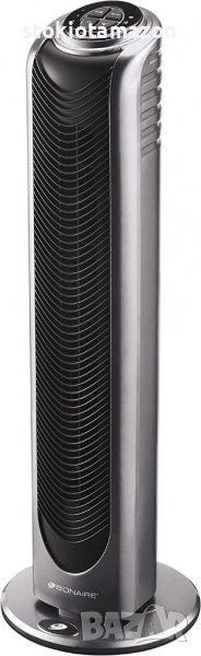 Осцилиращ вентилатор Bionaire с дистанционно управление и таймер, сребрист/черен [BT19], снимка 1