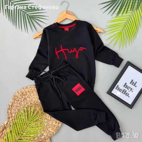 Комплект бродирано лого Размери-3/4г.4/5г.5/6г.7/8г,9/10г.11/12г. Цена-45 лв, снимка 1