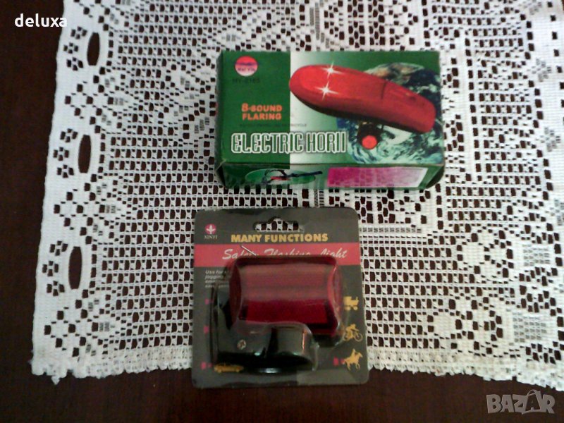  Звънец и стоп сигнализация за велосипед, снимка 1