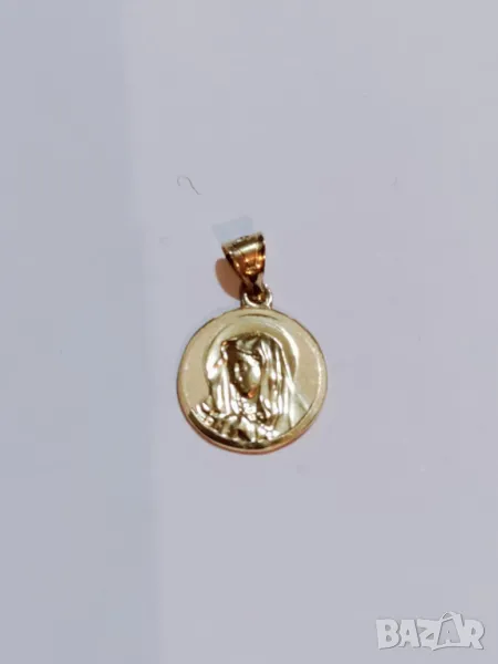 Нова златна двулицева висулка 51000, снимка 1