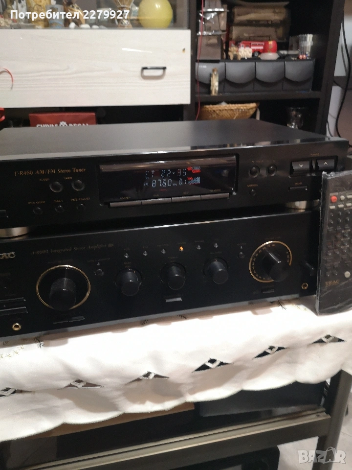 TEAC A-R600 / T-R460 и дистанционно - комплект , снимка 1
