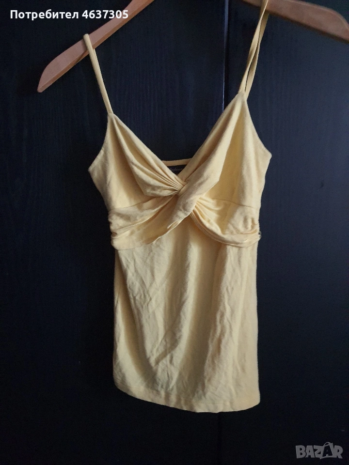 жълта блуза от трико, снимка 1