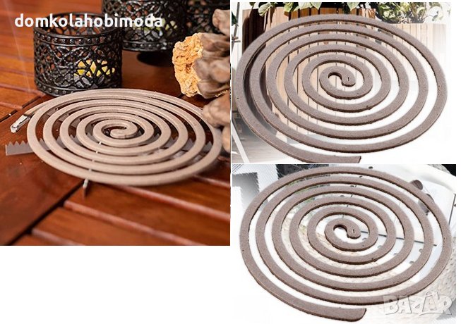 Спирали за комари .Произведени в Англия, Масло от цитронела.10 броя,, снимка 1