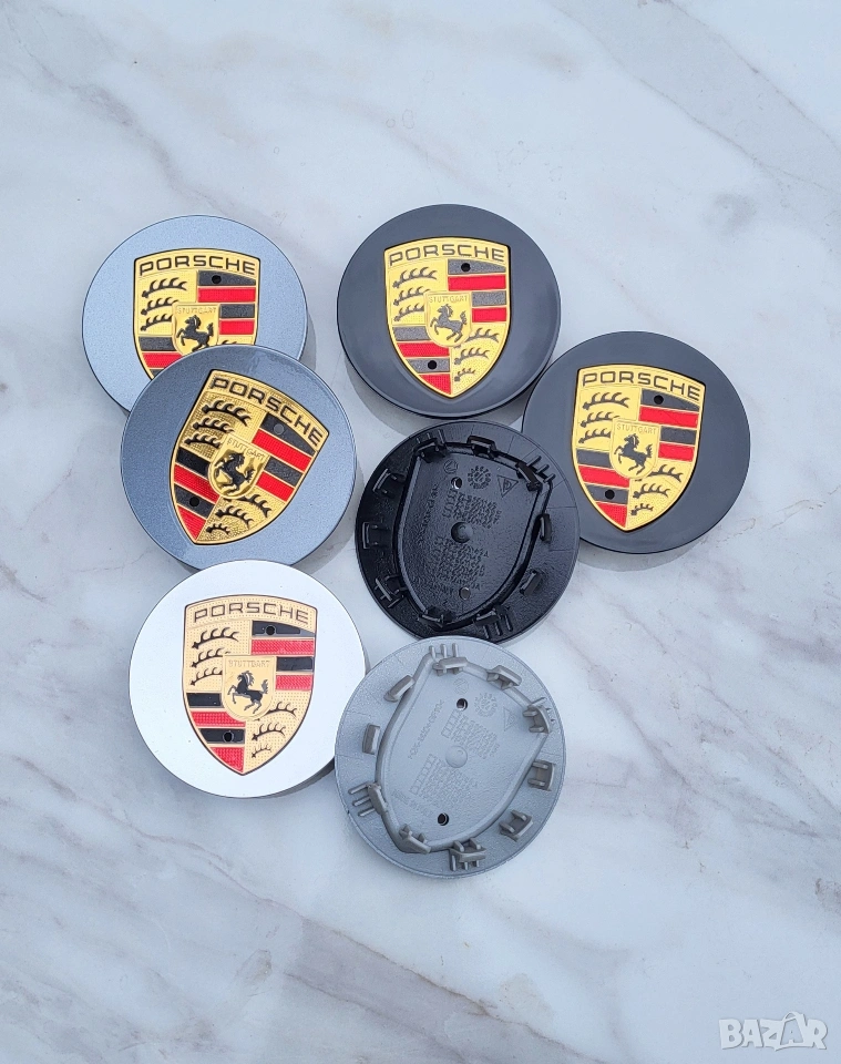 Капачки за джанти за Порше / Порше капачки за джанти / Porsche капачки, снимка 1