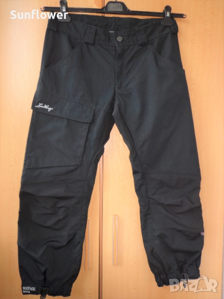 Дамски черен туристически панталон Lundhags с подсилено коляно BootLoc system Sprint 11, размер 40 W, снимка 1