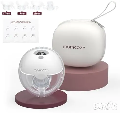 Нова Momcozy M5 Безжична тиха помпа – 3 режима, 9 нива, 4 размера, снимка 1