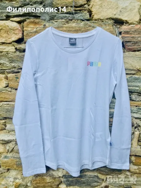 Дамска тениска дълъг ръкав Puma (S), снимка 1