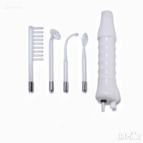 Козметичен уред за лице дарсонвал с антибактериално действие / Брой приставки – 4 приставки, снимка 1