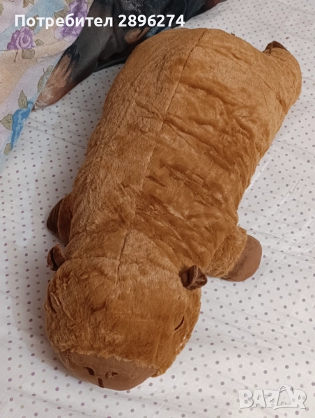 Плюшена играчка,възглавница,капибара, снимка 1