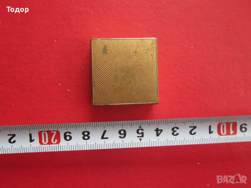 Бронзова кутийка за хапчета 8, снимка 1