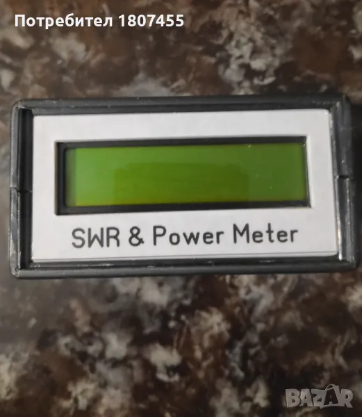 КСВ метър SWR meter 1-60mhz, снимка 1