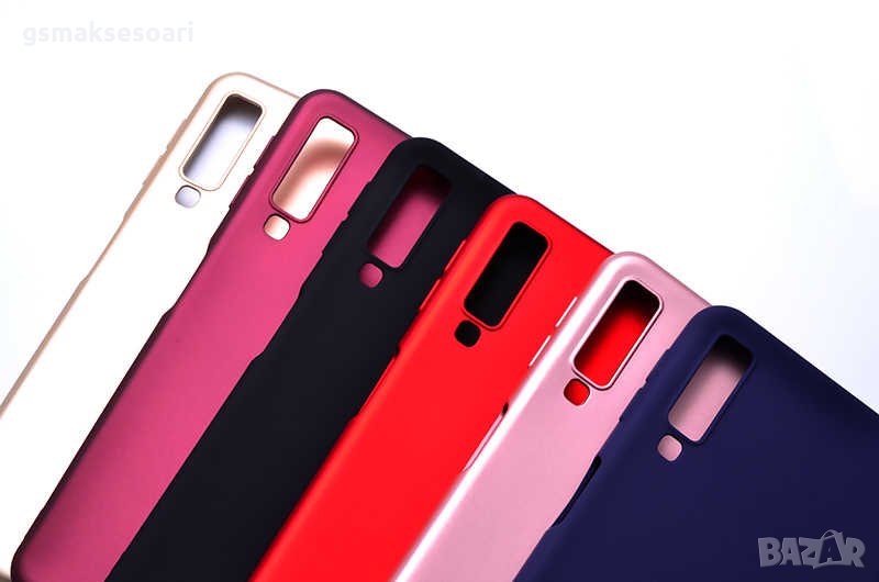 Samsung Galaxy A7 2018 - Силиконов Кейс Гръб MATT, снимка 1