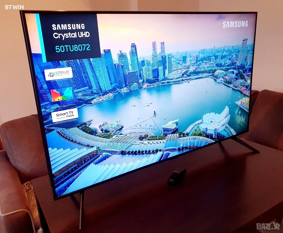 Телевизор - Samsung 50 ИНЧА - Smart - 4K - Ultra - HD - LED !, снимка 1