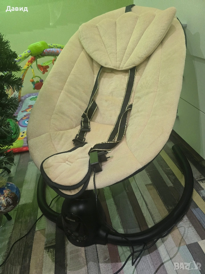 Електрическа бебешка люлка, снимка 1