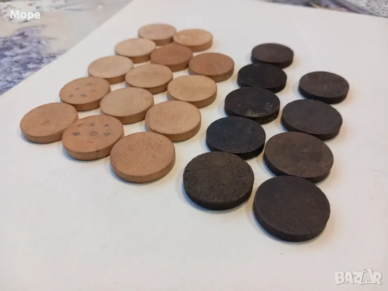 Резервни дървени пулове за табла , снимка 1