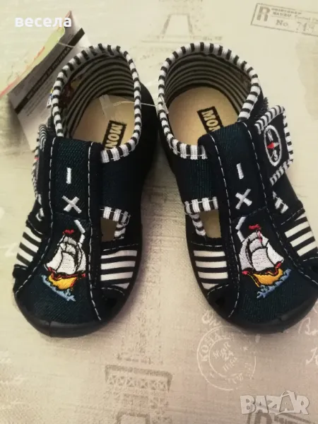 Обувки от текстил, за прохождане, за детска ясла и градина , снимка 1