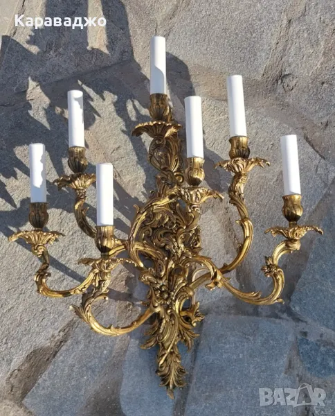 Голям Аплик Луи XV-7ца, снимка 1