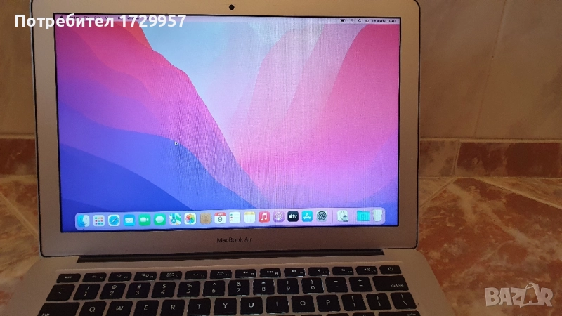 Apple MacBook Air 13.3" А1466-2012 -I5 512GB SSD 8GB RAM, 420 лв, снимка 1