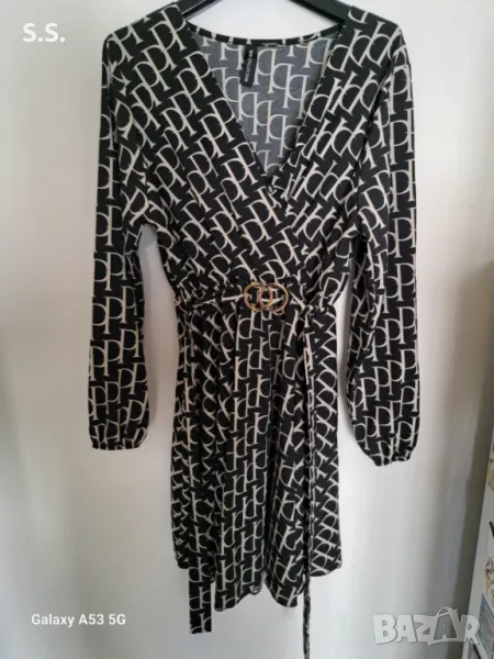 Дамска рокля в черно и бяло  , снимка 1