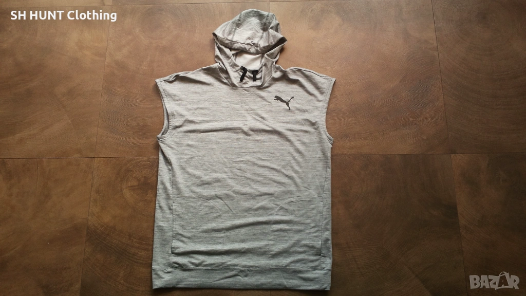 PUMA Active Training Men's Tech Fleece DRY CELL размер 52 / L потник с качулка 36-52, снимка 1
