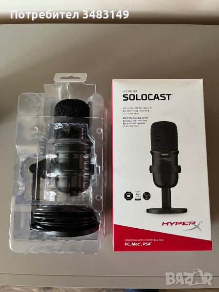Микрофон Hyper X SoloCast, снимка 1