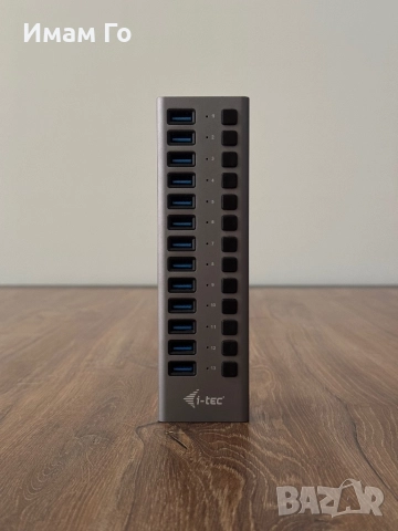 i-tec 13-Port USB 3.0 Charging Hub – Професионален Активен Хъб (Metal), снимка 2 - Кабели и адаптери - 52531069