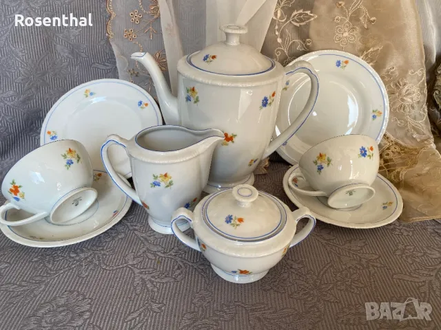 Стар немски сервиз за чай/капучино за двама