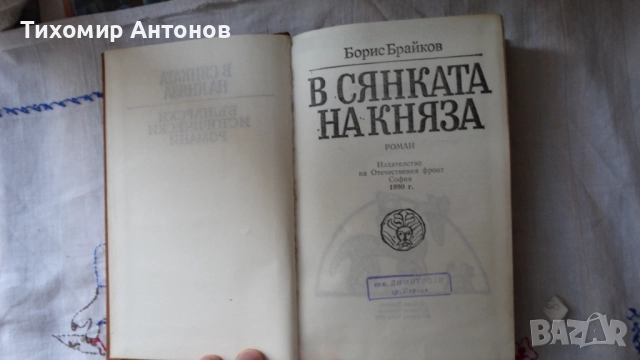 Борис Брайков - В сянката на княза, снимка 2 - Художествена литература - 52342859