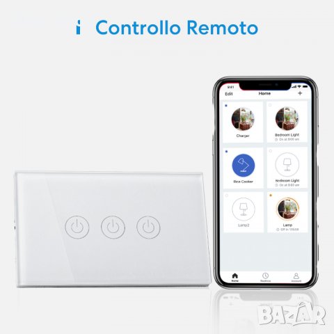 WiFi превключвател с WiFi Alexa,Google Home, снимка 4 - Други - 39928608