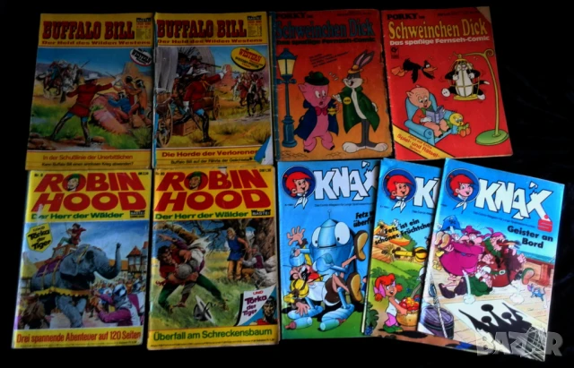Стари комикси на немски и френски език, снимка 3 - Колекции - 51359697