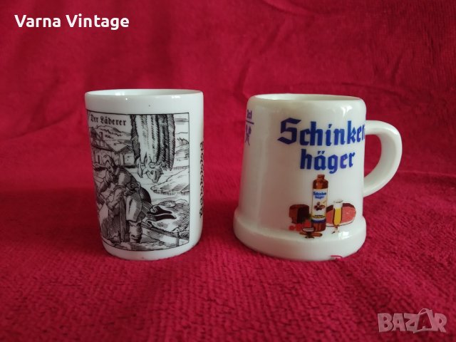 Две колекционерски мини чаши. Германия., снимка 2 - Колекции - 42268283