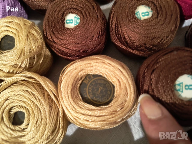 Памучни конци за бродерия/бродиране, снимка 11 - Други - 51186147