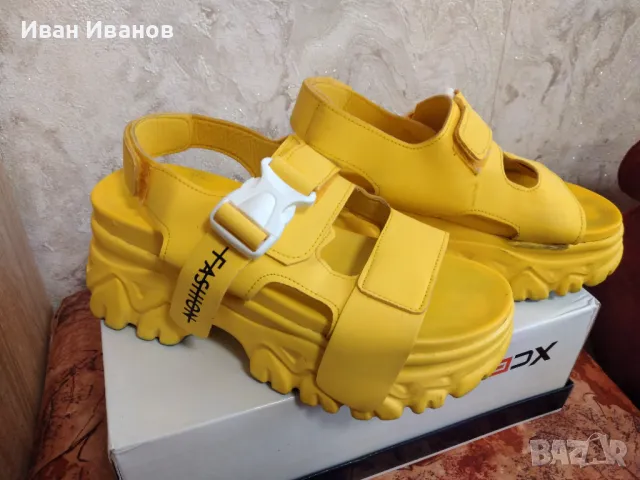 Продавам луксозни дамски обувки и жълто сабо., снимка 4 - Дамски обувки на ток - 47821428