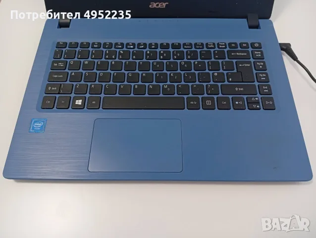 Acer aspire 1 модел N17Q4/intel celeron CPU N3350/4 RAM/1,1GHz/30HDD,14'', снимка 4 - Лаптопи за работа - 56167585