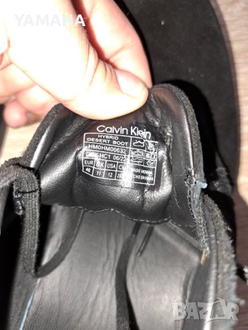 Calvin klein  Мъжки Боти 46. ЕСТЕСТВЕНА КОЖА , снимка 12 - Мъжки боти - 42375432